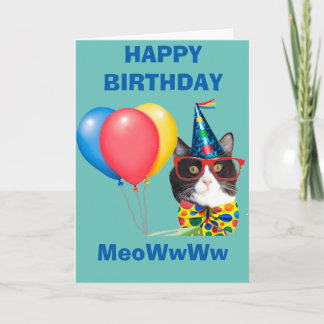 Happy Birthday Cat in the Hat Card
