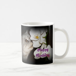 Happy Birthday  - Cat Mug