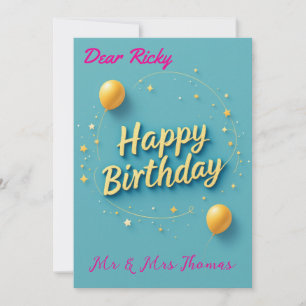 Happy Birthday! Celebrate Your Special Day Invitation