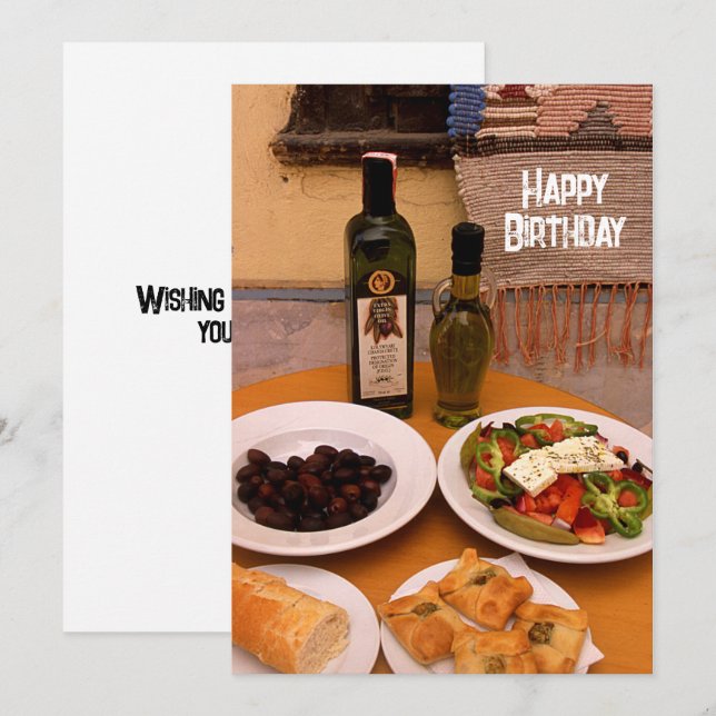Happy Birthday Celebration Card (Front/Back)