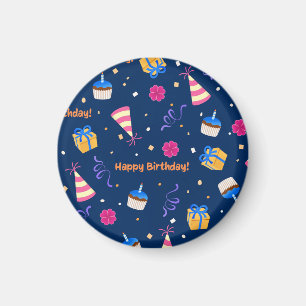 Happy Birthday celebration design Magnet