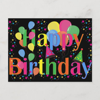 Happy Birthday celebration Postcard