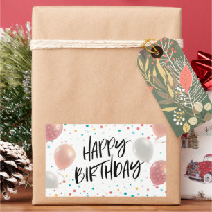 Happy Birthday celebration  Rectangular Sticker