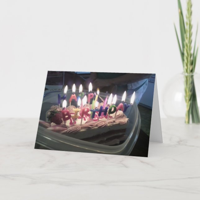Happy Birthday ... Cell Phone Photo 2016 Card (Front)