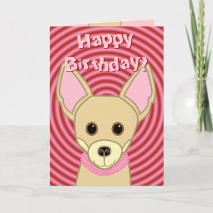 Happy Birthday Chihuahua Card