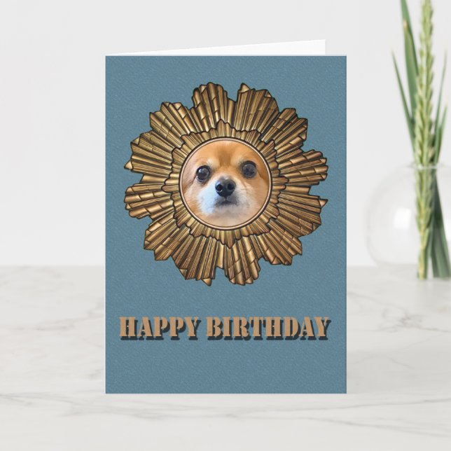 Happy Birthday Chihuahua  Card (Front)