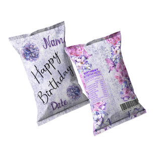 Happy Birthday Chip Bag Wrappers Party Favours Notepad
