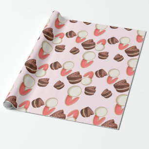 Happy Birthday Chocolates & Sweets Wrapping Paper