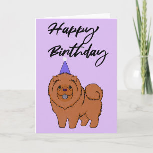 Happy Birthday Chow Chow Card