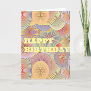 Happy Birthday Circles Card
