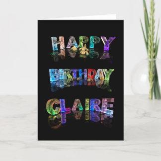 Happy Birthday Claire Card