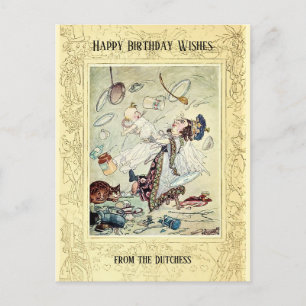 Happy Birthday Classic Alice Dutchess Postcard