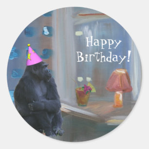 Happy Birthday! Classic Round Sticker