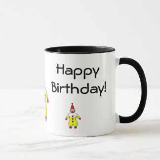 Happy Birthday Clown Mug