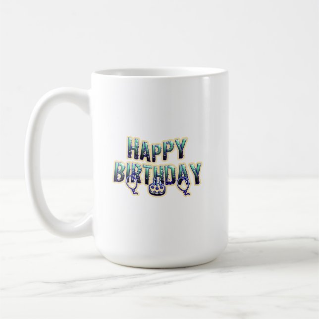 Happy Birthday  Coffee Mug (Left)