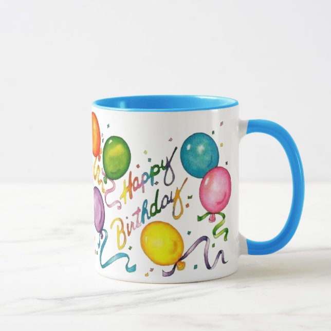 Happy Birthday Coffee Mug (Right)