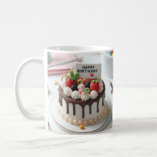 Happy Birthday Coffee Mug "Birthday Cheers/Gift 
