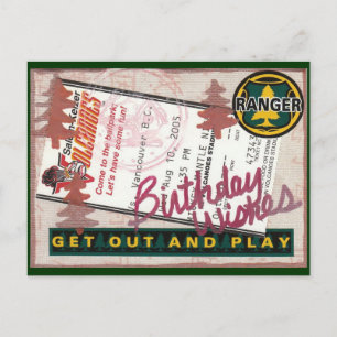 Happy Birthday Collage Postcard