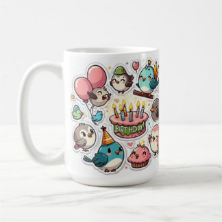 Happy Birthday Collection Design Coffee Mug