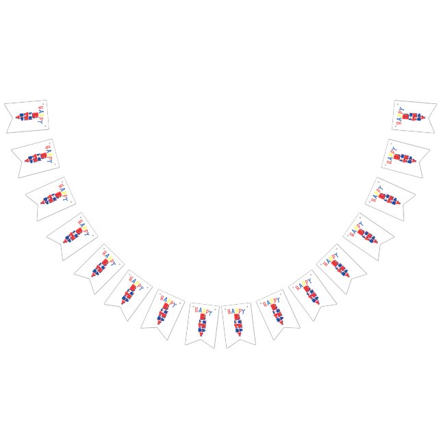 Happy Birthday Colour Remix Bunting Banner (All)