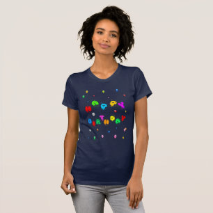 Happy Birthday Colourful Balloons funny T-Shirt