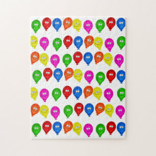 Happy Birthday Colourful Balloons Jigsaw Puzzle