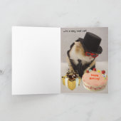 Happy Birthday, Cool Cat! Card (Inside)