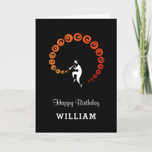 Happy Birthday Cool Jazz Music Musician Card