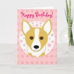Happy Birthday Corgi Card