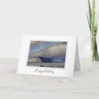 Happy birthday Cornish fishing boat