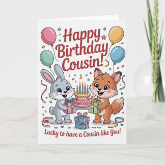 Happy Birthday Cousin Card