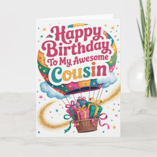 Happy Birthday Cousin Card
