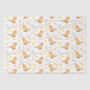 Happy Birthday Cowboy Tissue Paper