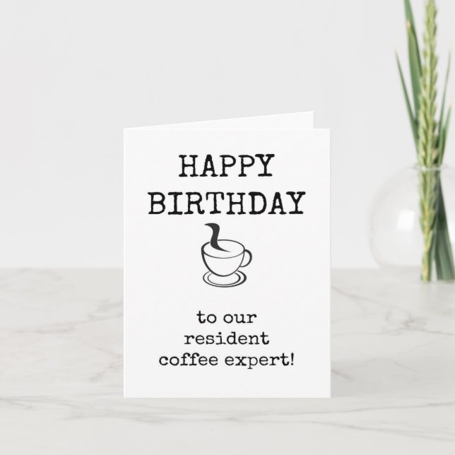 Happy Birthday Coworker Card (Front)