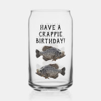 Happy Birthday Crappie Fishing Angler Custom