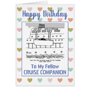 Happy Birthday Cruise Companion