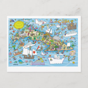 Happy Birthday Cuban Postcard