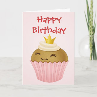 Happy Birthday Cupcake Card