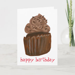 HAPPY BIRTHDAY CUPCAKE Sweet Treat Card