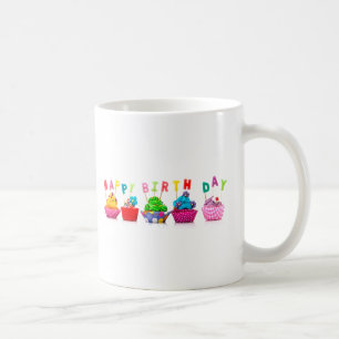 Happy Birthday Cupcakes - Mug