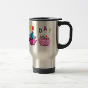 Happy Birthday Cupcakes Travel Mug