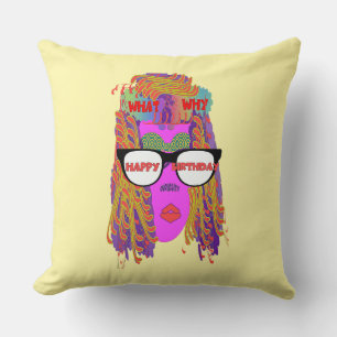 Happy Birthday Curiosity At A Glance Cushion