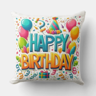 Happy Birthday Cushion