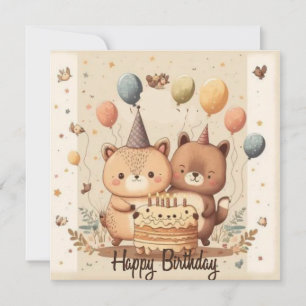 Happy Birthday custom card