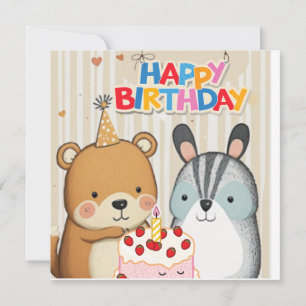Happy Birthday custom card