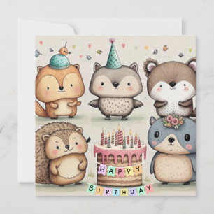 Happy Birthday custom card