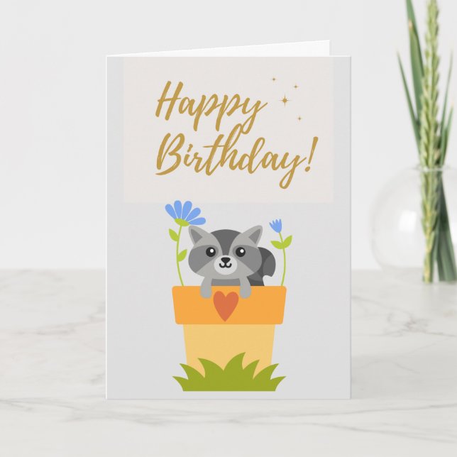 Happy Birthday Custom Card For Kids (Front)