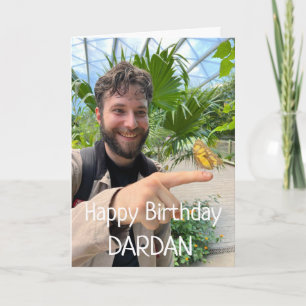 Happy Birthday Custom Photo Card