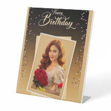 Happy Birthday Custom Photo | Unique Party Décor