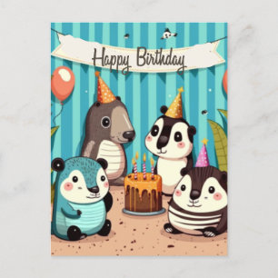 Happy Birthday custom  Postcard